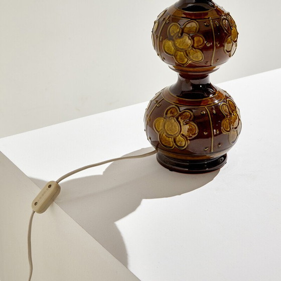 Image 1 of Vintage keramieken tafellamp voor Kaiser Leuchten, Duitsland