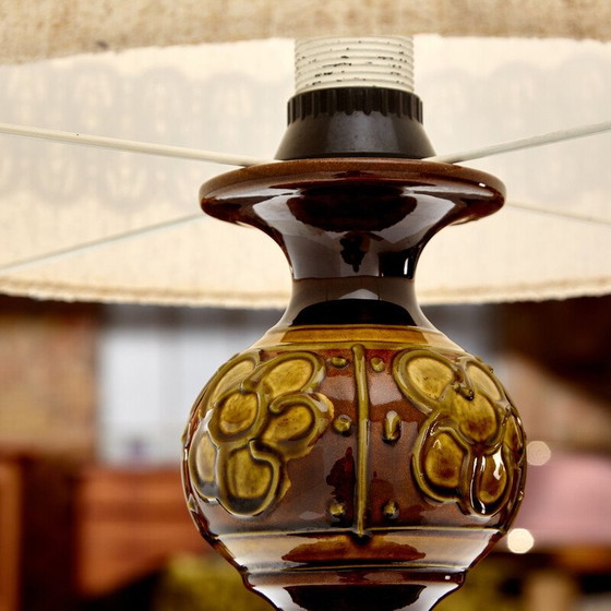 Image 1 of Vintage keramieken tafellamp voor Kaiser Leuchten, Duitsland