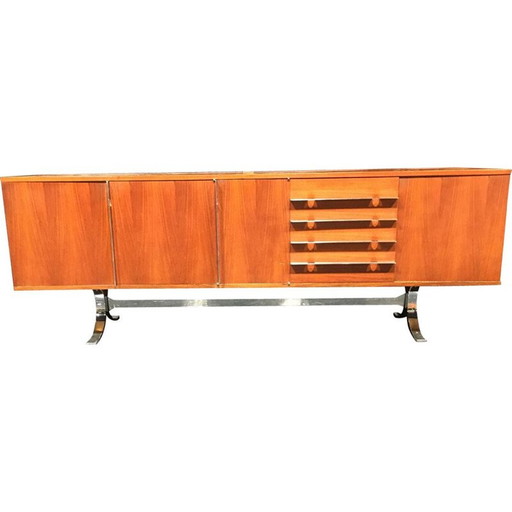 Vintage palissander dressoir model "Sylvie" van René Jean Caillette voor Georges Charron