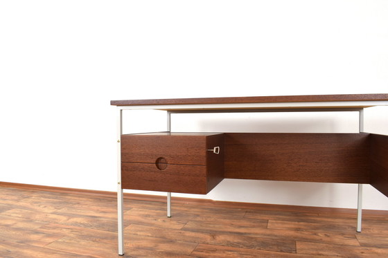 Image 1 of Mid Century Deens teak bureau