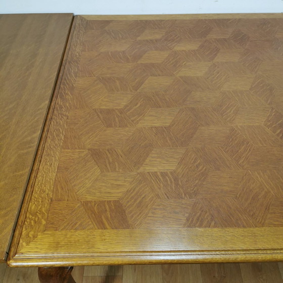 Image 1 of Vintage Queen Ann Eettafel Eetkamertafel Uitschuifbaar