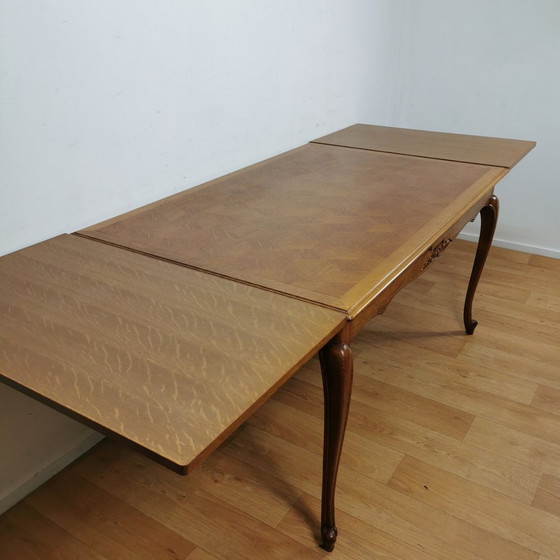 Image 1 of Vintage Queen Ann Eettafel Eetkamertafel Uitschuifbaar