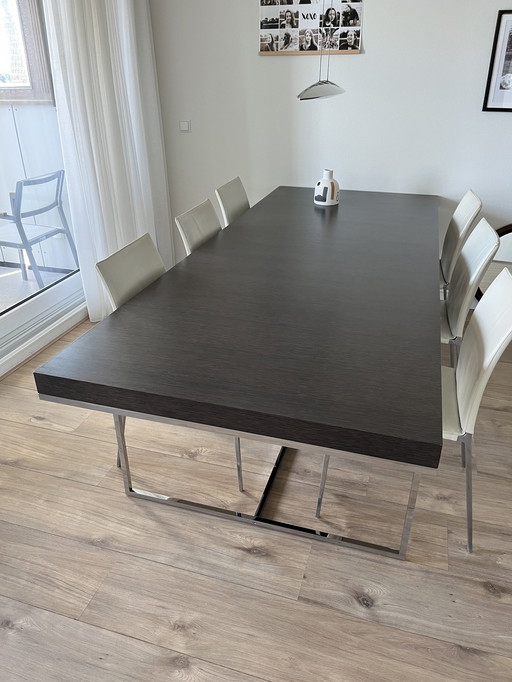 Grijs Eiken B&B Italia Design Athos Eetkamertafel