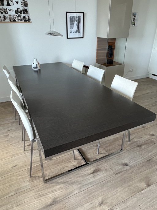 Grijs Eiken B&B Italia Design Athos Eetkamertafel