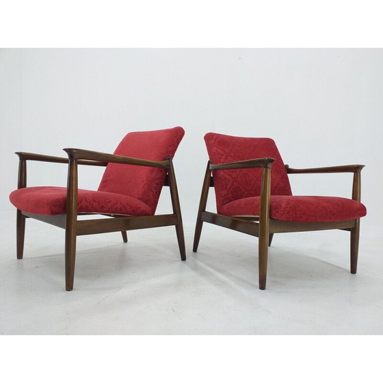 Image 1 of Paar vintage fauteuils van Edmund Homa, 1960