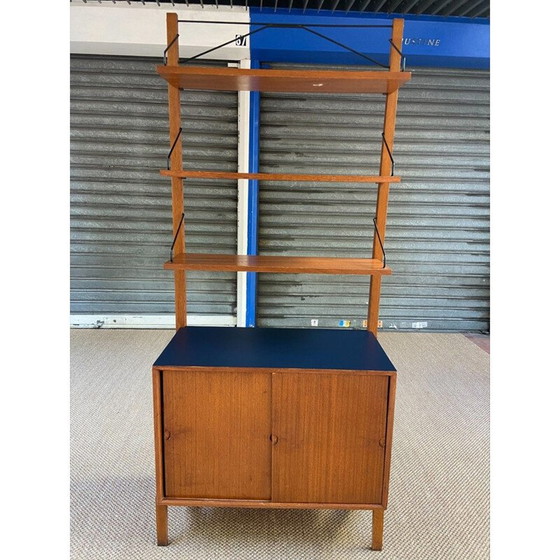 Image 1 of Vintage plank van teakhout en melamine van Poul Cadovius, 1968