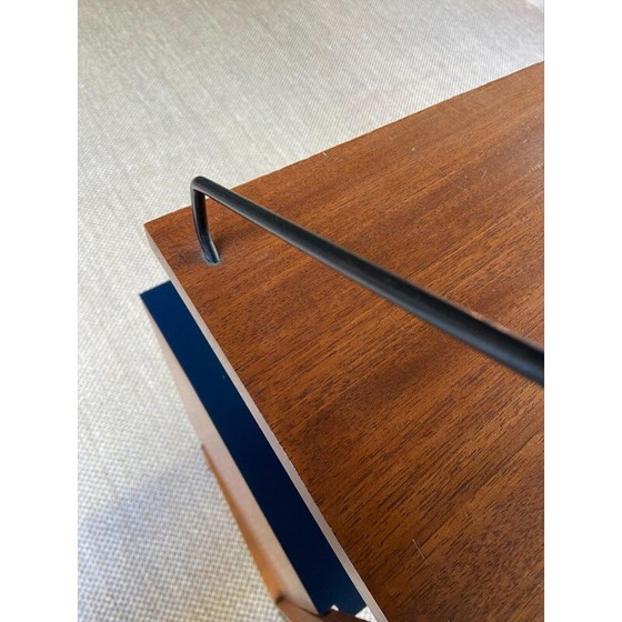 Image 1 of Vintage plank van teakhout en melamine van Poul Cadovius, 1968