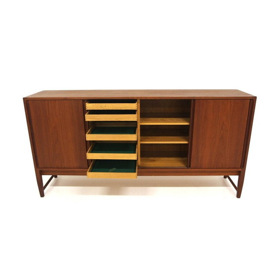 Image 1 of Vintage dressoir van teak en beuken, Zweden 1960