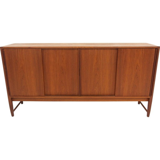 Vintage dressoir van teak en beuken, Zweden 1960