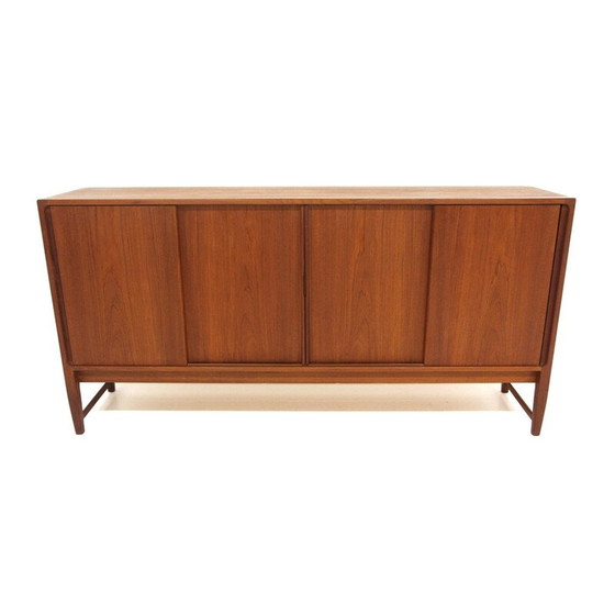 Image 1 of Vintage dressoir van teak en beuken, Zweden 1960