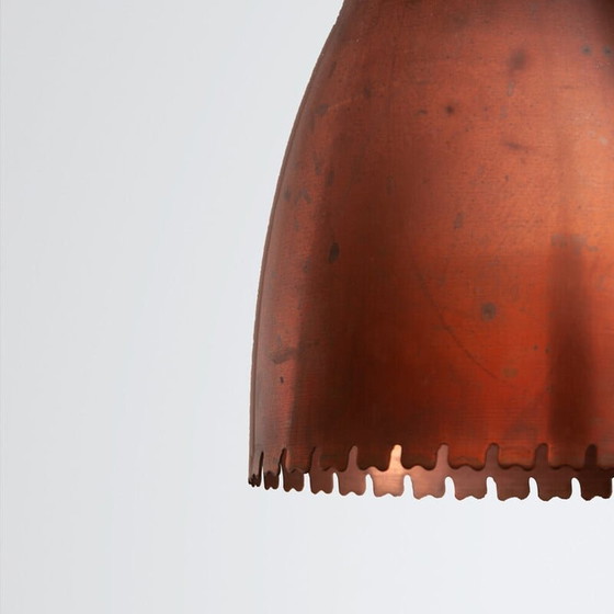 Image 1 of Vintage 3 kappen plafondlamp van Bent Karlby voor Lyfa, Denemarken 1950