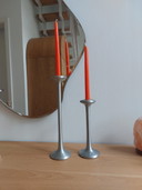 2x Vintage Ikea Kägla kandelaar