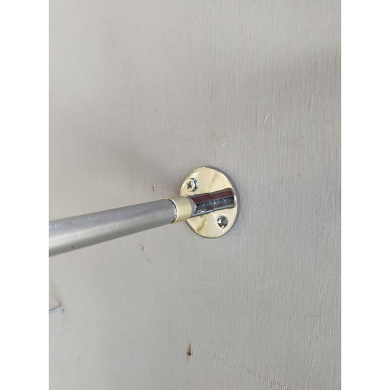 Image 1 of Vintage wandlamp van verchroomd metaal, Frankrijk 1970