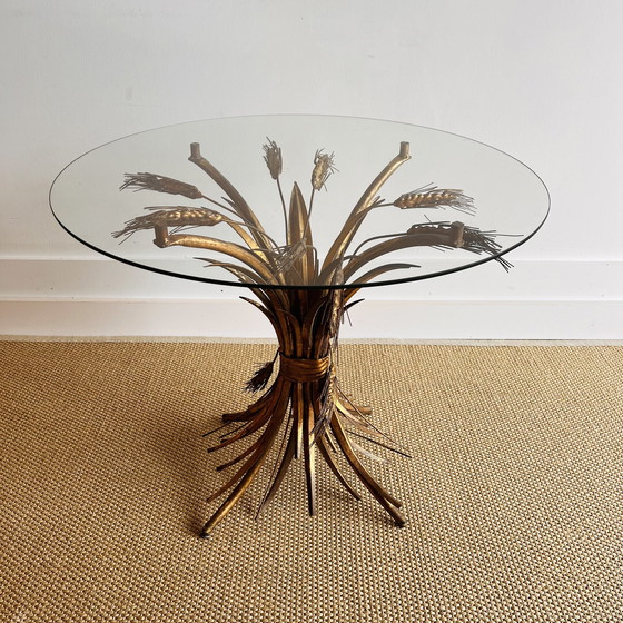 Image 1 of Vintage Sheaf Wheat Coffee table