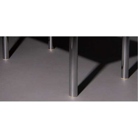 Image 1 of Vintage Salvarani eettafel met verchroomd stalen frame 1980