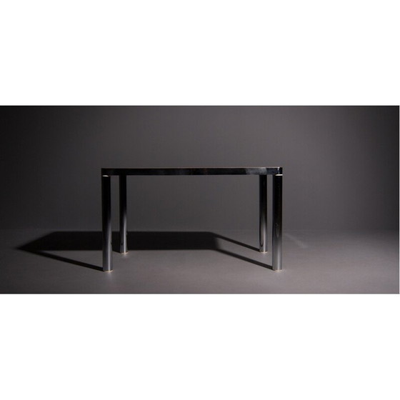 Image 1 of Vintage Salvarani eettafel met verchroomd stalen frame 1980