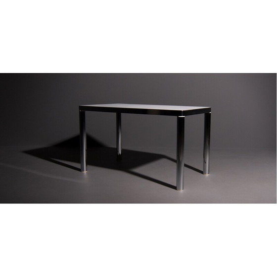 Image 1 of Vintage Salvarani eettafel met verchroomd stalen frame 1980