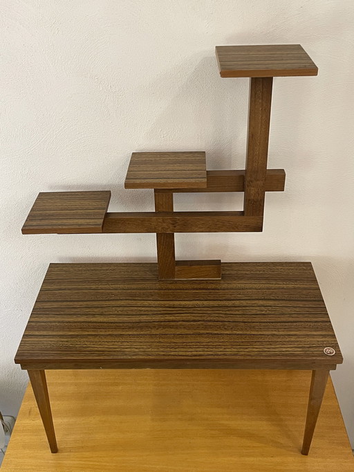 Plantentafel / Plantenrek / Plantenmeubel, Duitsland 1970'S, Teak