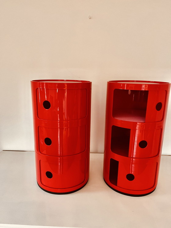 Image 1 of 2x Kartell cilinders door Anna Castelli Fieri