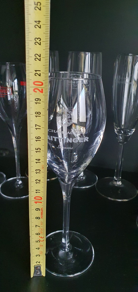 Image 1 of 10X Bollinger Champagne Flut Divers