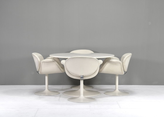 Image 1 of Zeldzame complete Tulip Dining Set van Pierre Paulin voor Artifort – Nederland, 1965