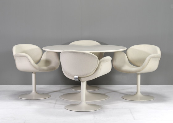 Image 1 of Zeldzame complete Tulip Dining Set van Pierre Paulin voor Artifort – Nederland, 1965