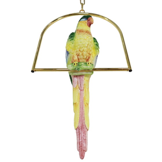 Image 1 of Vintage keramieken papagaai