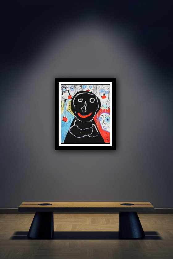 Image 1 of Paul Indrek Kostabi: "Mind Bogglers, Gesigneerd, E.A, 2013".