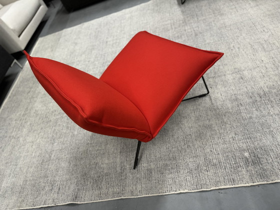 Image 1 of Jess Design Earl fauteuil rood stof 