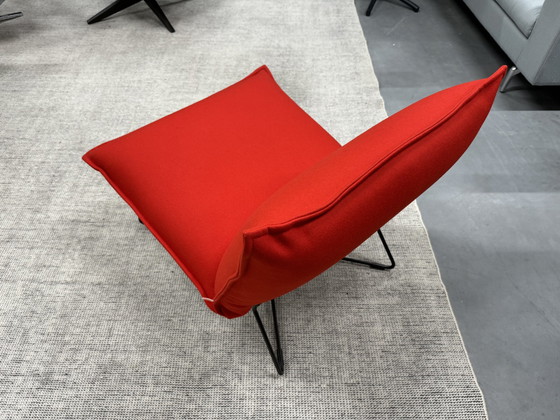 Image 1 of Jess Design Earl fauteuil rood stof 