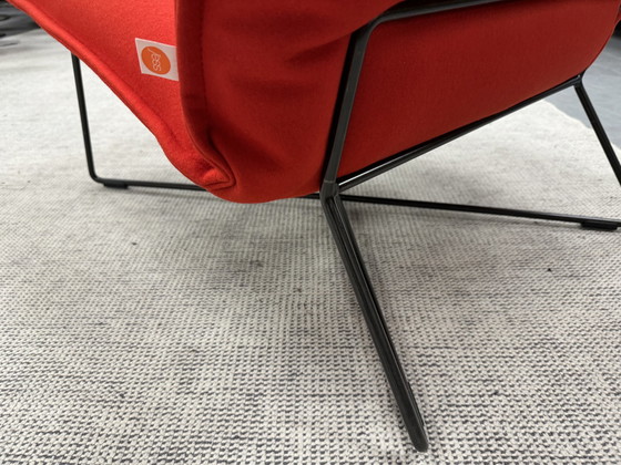 Image 1 of Jess Design Earl fauteuil rood stof 