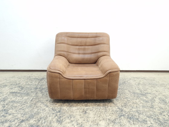 Image 1 of De Sede ds 84 fauteuil Design fauteuil Leren fauteuil Stoel Nekleer Buffelleer