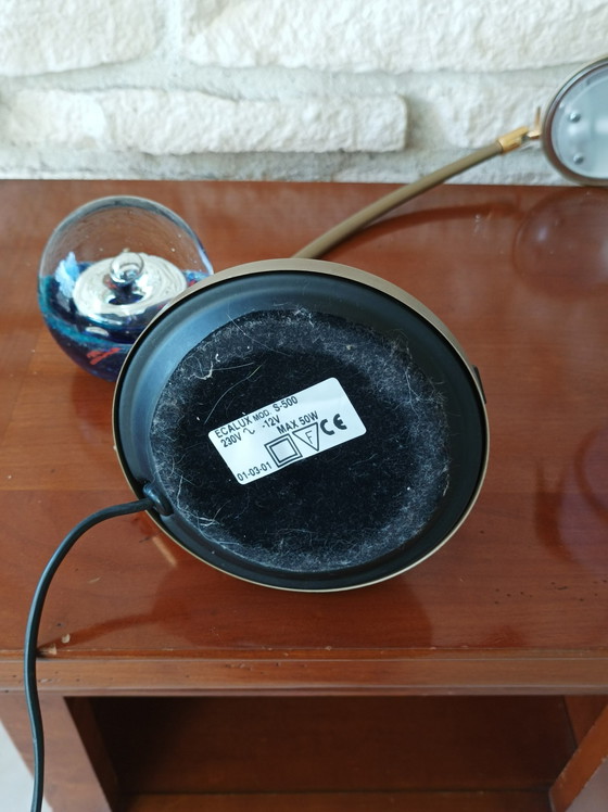 Image 1 of Verstelbare gouden lamp