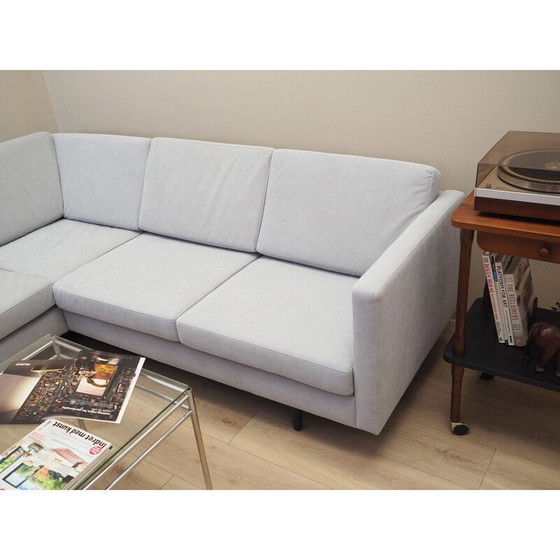 Image 1 of Vintage grijze hoekbank, Denemarken 1990