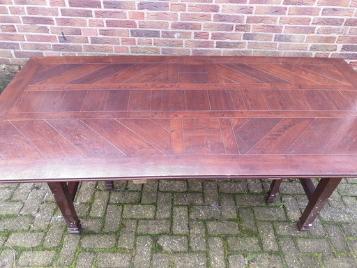 Schuitema Jugendstil Rac Royal Antique Engels Eetkamer Tafel 