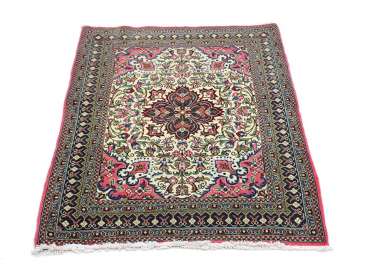 Origineel Perzisch tapijt Qom/Ghom Zuiver wol 115 X 80 Cm Top conditie