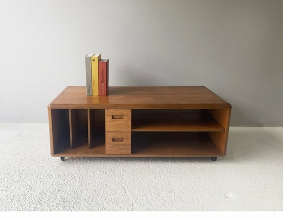 Image 1 of 1960'S Mid Century Modern Tv Meubel / Mediastatief / Salontafel Door Meredrew