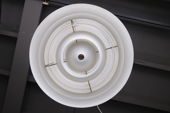 Image 1 of Poul Henningsen Deens Design Louis Poulsen Louvre Hanglamp jaren60