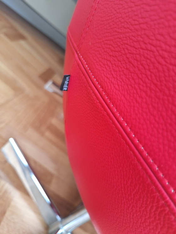 Image 1 of 2x Stokke Varier Planet fauteuils in rood leer