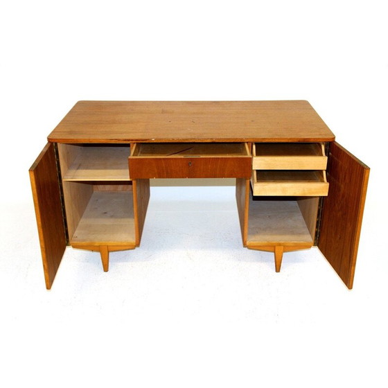 Image 1 of Vintage teakhouten bureau, Zweden 1950