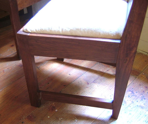 Image 1 of 3x Art Deco Haagse school bijzet stoelen