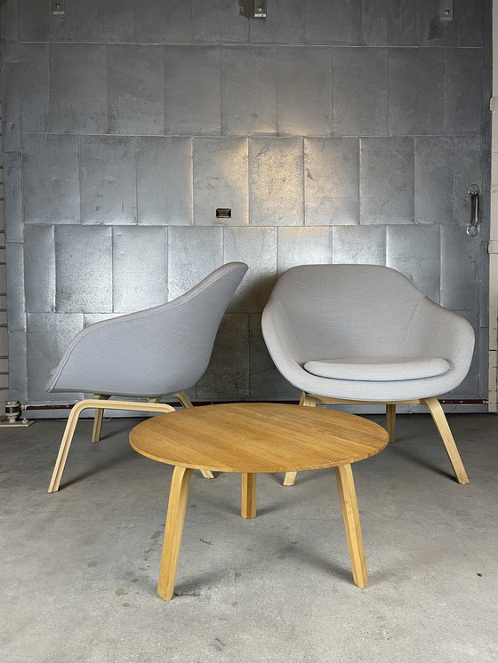 Image 1 of 2X Hay Aal83 Lounge Chair En Bella Tafeltje