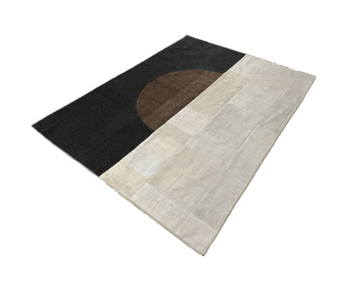 Vintage Patchwork Vloerkleed - Kelim - Turkije - 140 Cm X 180 Cm - 2000