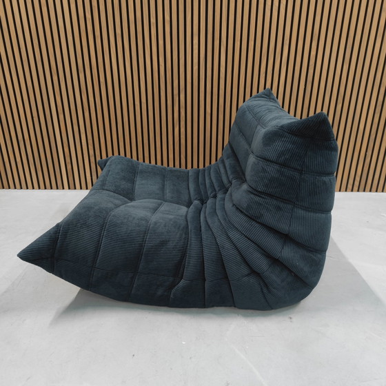 Image 1 of Ligne Roset Togo 1 Zits Corduroy/Rib Donkerblauw