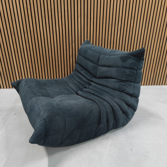 Image 1 of Ligne Roset Togo 1 Zits Corduroy/Rib Donkerblauw