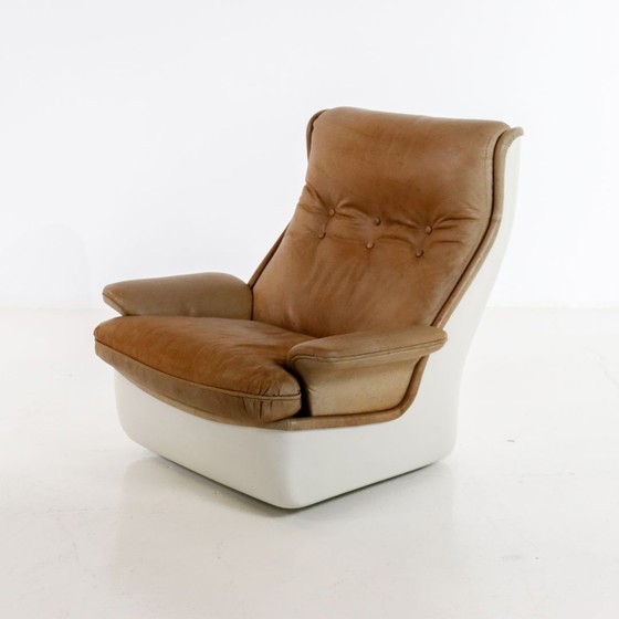 Image 1 of Airborne Orchid Fauteuil & Hocker Michel Cadestin