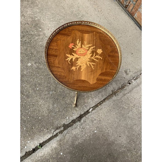 Image 1 of Vintage messing bijzettafel