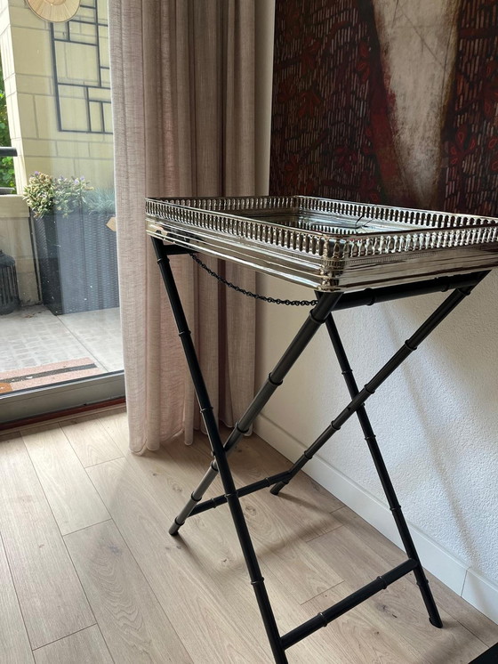 Image 1 of Eiccholtz Butler Tray / Side Table Isola Met Afneembaar Blad