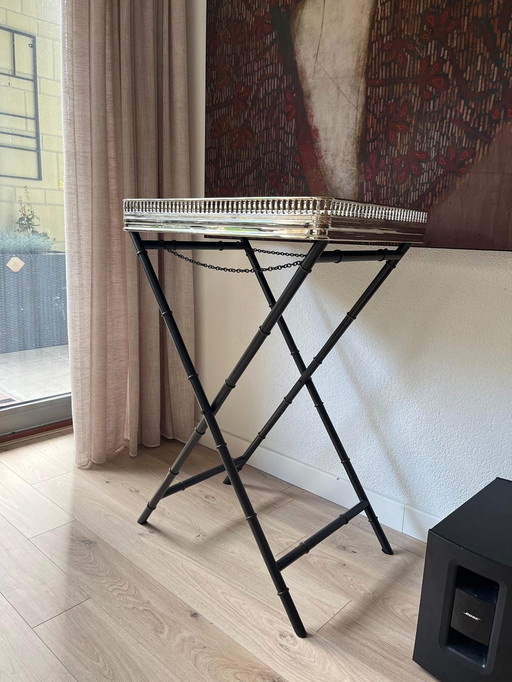 Eiccholtz Butler Tray / Side Table Isola Met Afneembaar Blad