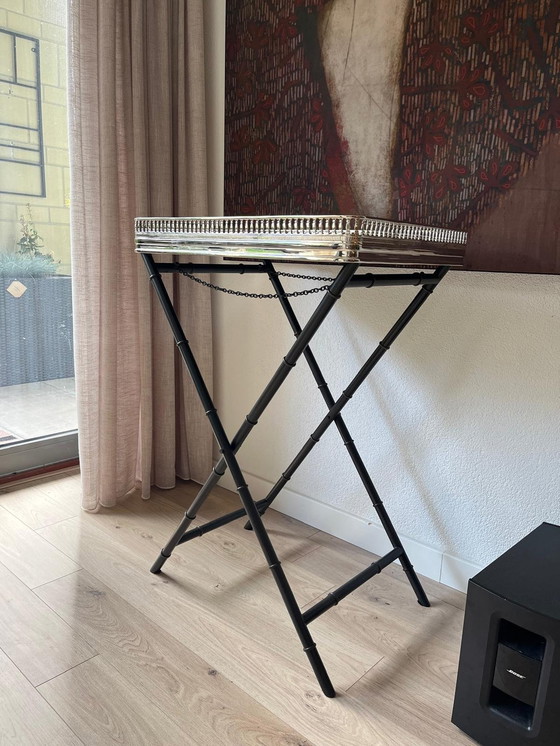 Image 1 of Eiccholtz Butler Tray / Side Table Isola Met Afneembaar Blad